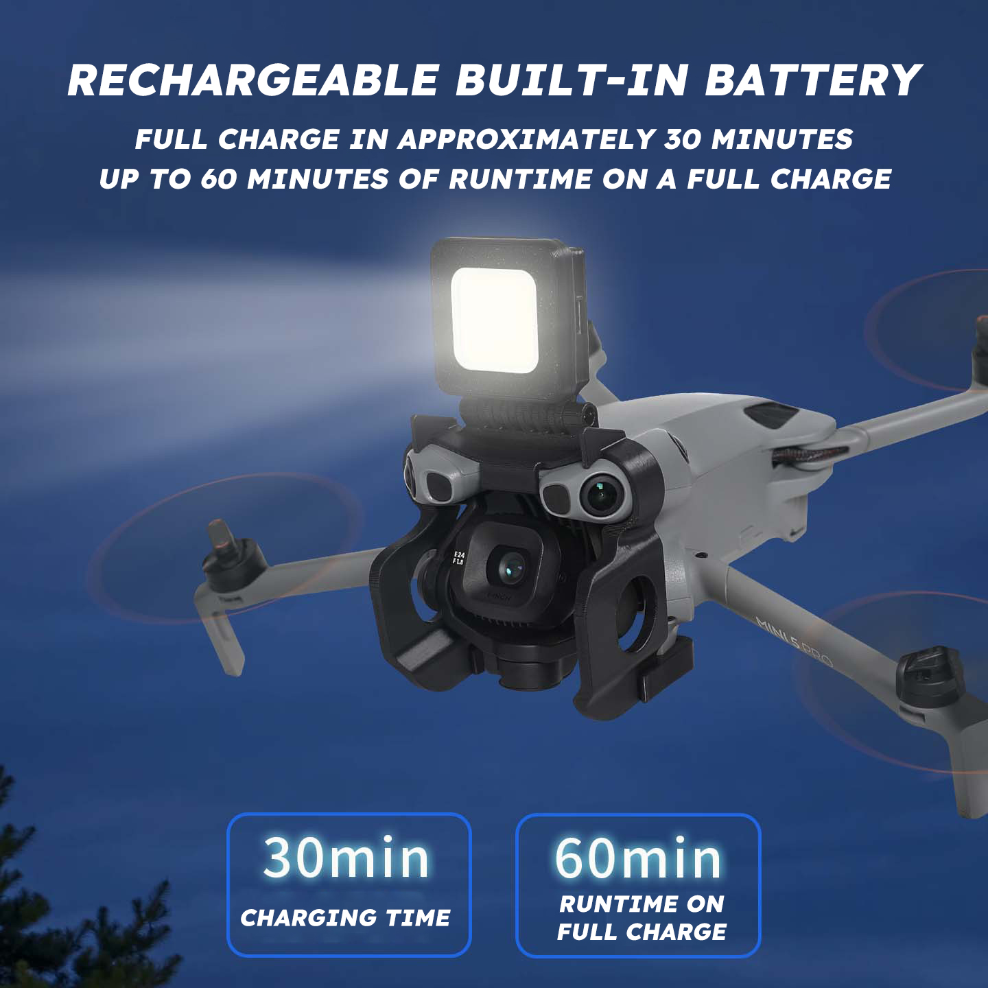 Luz de Vuelo Nocturno para DJI - Drone Led Light reseña y precio