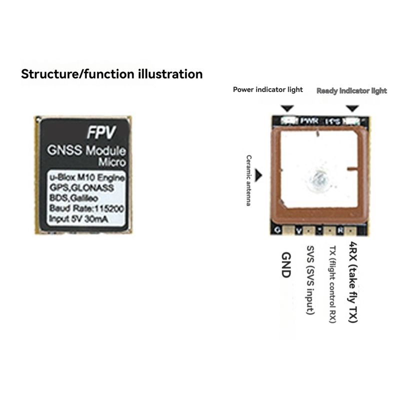 Módulo GPS B16C-For RUSHFPV GN - Drone Gps Module reseña y precio