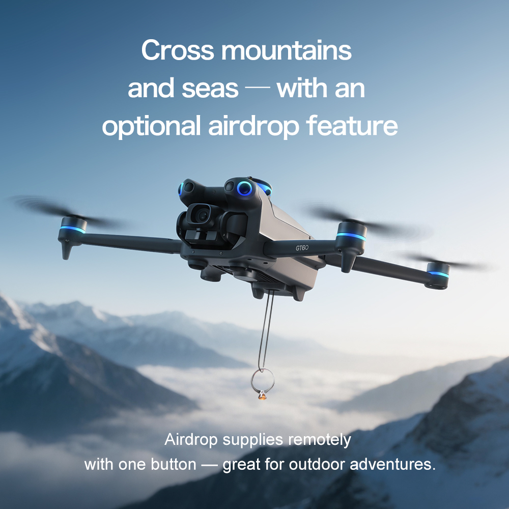 NUEVO Mini Dron GT60 con Cámar - Drone Gps Mount reseña y precio