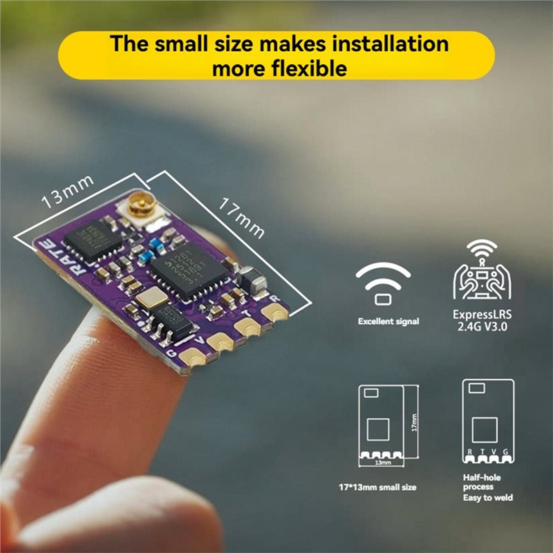 Receptor Nano ELRS 2.4G de Exc - Drone Antenna reseña y precio